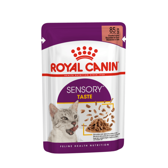 Royal Canin Sensory Taste – Hrană Umedă pentru Pisici Adulte în Sos – 85 g